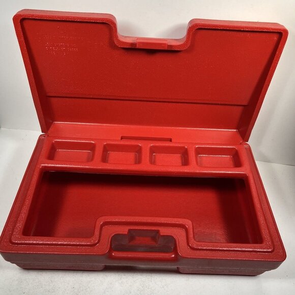 Vintage Red Lego Carry Case Storage Box Made in USA 17x9x5 - Picture 5 of 7